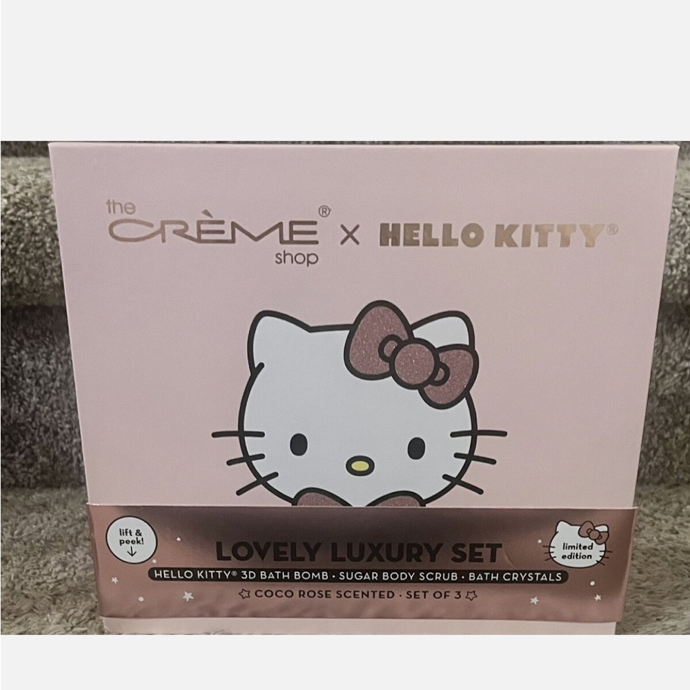 New Hello kitty limited edition lovely luxury bath spa kit - Picture 2 of 13
